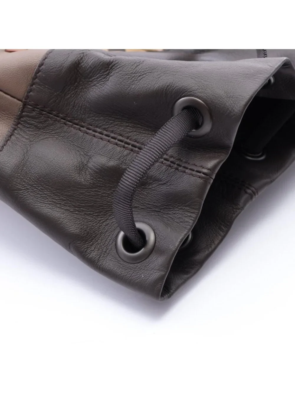 Bottega Veneta Backpack Intrecciato Brown Leather